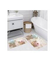 Eliana Home Baskılı 2'li Banyo Paspas Takımı RVG5023
