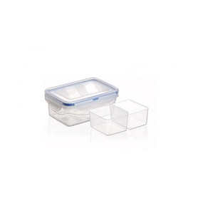 Üçsan Plastik Kilitli Bölmeli Saklama Kabı 9 x 13,5 x 5 cm