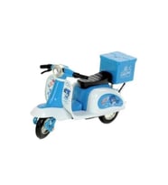 Çek Bırak Metal Vespa Motor 12 Cm - FY361A-12D - Mavi