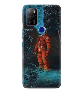 Omix X300 X500 X400 X600 X700 Kılıf Desemli Silikon Astronot Smoke 1769
