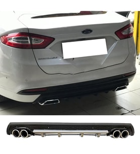 Ford Mondeo Mk4 Gri Difüzör Çiftli Yuvarlak Egzoz Görünümlü D Tip Difizör