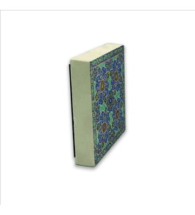 Çini Desen Baskılı Doğaltaş  Magnet(KD-050)Buzdolabı Süsü