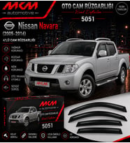 Nissan Navara (2005-2016) 4'lü Mugen Cam Rüzgarlığı