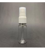 15 cc Sert Plastik Şişe - Beyaz Spreyli Pet Şişesi - 15 ml Plastik Şişe  x 10 Adet (Boş)