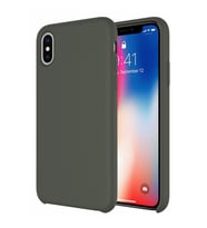 Buff iPhone Xs Max ile Uyumlu Rubber Fit Kılıf Dark Olive (Zeytin Yeşili)