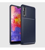 Huawei P20 Pro Kılıf Esnek Soft Karbon Tasarım Legion Serisi (Lacivert)
