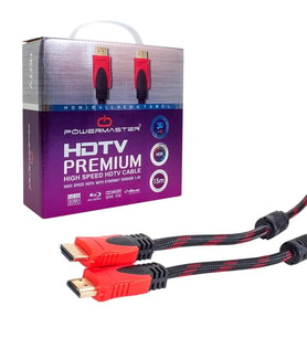 Hdmı Kablo 15 Metre Örgülü Kutulu Powermaster (1.4 V - 3d)