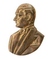 PiMarks Pirinç Döküm Smokinli Atatürk Silueti