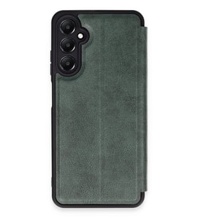 Newface Samsung Galaxy A15 4G Kılıf Flip Cover - Koyu Yeşil