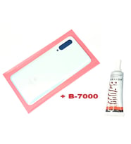 Tkgz Xiaomi Mi 9 Arka Kapak Batarya Pil Kapağı (CAM+B-7000) BEYAZ