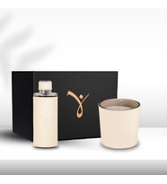 Deri Umut Bej Mum 500gr & Deri Umut Bej Kolonya 250ml Hediye Seti