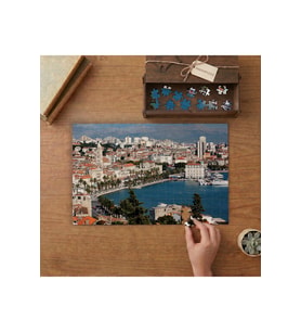 Split Hırvatistan- Manzara - Şehir - Tatil Tasarımı 240 parça Ahşap Puzzle Ahşap Kutuda MP01019