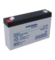 Ayt Yokohama YH-67.0 6 Volt 7 Amper Akü 150x30x94 mm Yeni Tarihli Taze Akü