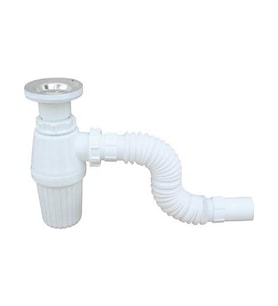 Arçe Taslı Körüklü Lavabo Sifonu