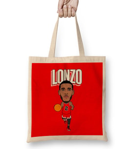 Lonzo Ball Bez Çanta Uzun Saplı