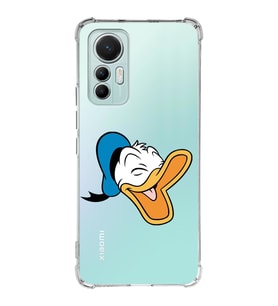 Xiaomi Mi 12 Lite Uyumlu Köşe Korumalı Antişok Kapak Donald Duck Tasarımlı Şeffaf Silikon Kılıf