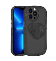 Apple iPhone 13 Pro Kılıf Pop Soketli Renkli Zore Ofro Kılıf (Siyah)