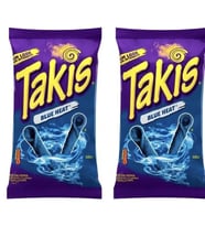 Takis Blue Heat 90 g Limon Aromalı Acı Biberli Çeşnili Mısır Çerezi (2 Adet)