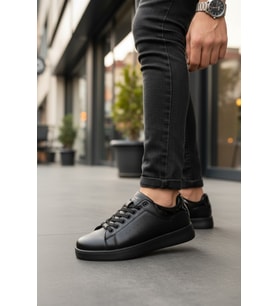 Enoch Nefes Alan Yan Panel Tasarımlı Modern Klasik Düz Taban Sneaker