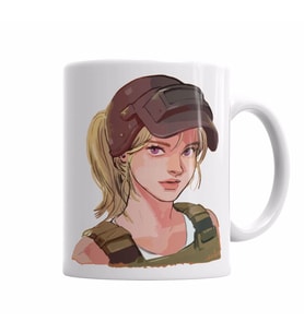 PUBG Female Capa 3 Kupa Bardak Porselen