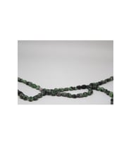 Bileklik Boy Anyolit (RUBİZOİT - RUBYZOİSİT) Doğal Taş Yarım Dizi (18CM UZUNLUĞUNDADIR)