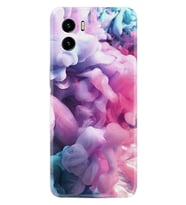 Vivo Y15S Kılıf Resimli Desenli Baskılı Silikon Kılıf Pink Cloud 1305