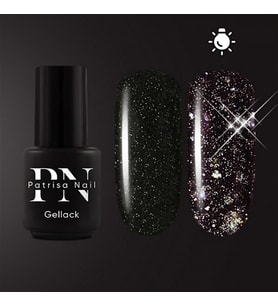 Işığı yansıtan Kalıcı oje Dark Flash (Siyah) 3,5ml