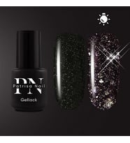 Işığı yansıtan Kalıcı oje Dark Flash (Siyah) 3,5ml