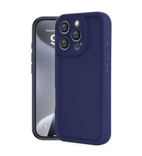 Apple iPhone 16 Pro Kılıf Viera Silikon - Lacivert