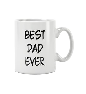 Best Dad Ever Babalar Günü Doğum Günü Baba Hediye Baskılı Kupa Bardak