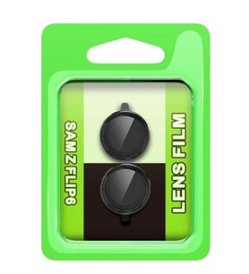 Uray store Samsung Galaxy Z Flip 6 Raze Metal Kamera Lens - Siyah