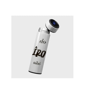 Do Îro Sibê Dijital Göstergeli Çelik Termos - 450mlt (Beyaz)