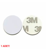 13.56Mhz 25mm Para Tip Nfc Rfid Etiket Ntag215 Manyetik Sticker Proximity Göstergeç Kart Kapı Geçiş