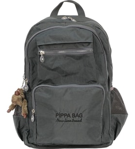 Pippa İlus Dört Gözlü Okul ve Günlük Sırt Çantası (Koyu Gri - Kadın ve Erkek - CNT8035-05)
