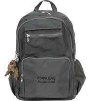 Pippa İlus Dört Gözlü Okul ve Günlük Sırt Çantası (Koyu Gri - Kadın ve Erkek - CNT8035-05)