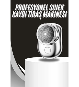 Kablosuz Tıraş Makinesi Günlük Hızlı Taşınabilir Şarjlı Yuvarlak Paslanmaz Çelik