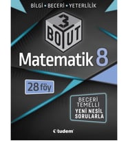 LGS 8. SINIF 3 BOYUT MATEMATİK