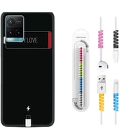 Vivo Y11S Y21S Y20 Y20S Y70 Kılıf Kablo Koruma Spiral Silikon My Love 1402