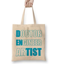 Doctor Engineer Artist Dentist 32 Bez Çanta Uzun Saplı