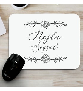 Kişiye Özel Bayanlara Özel İsimli Mousepad