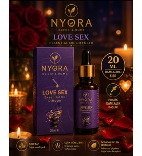 Love Ortam Kokusu Buhurdanlık Esansı & Diffuser 20 ml Damlalıklı