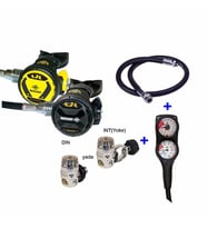BEUCHAT Regülatör Set SPORT VR300 INT, Ahtapot, Konsol, BC Hortumu