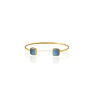 Kadir Jewellery 22 Ayar Altın Kaplama El İşçiliği Zirkon Taşlı Kadın Charm Bileklik