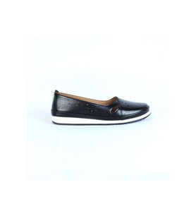 Moda Ayakkabı 123 Kadın Babet Ayakkabı (Siyah)