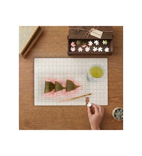Salam Dilimleri - Bitki Çayı Tasarımı 240 parça Ahşap Puzzle Ahşap Kutuda MP01819