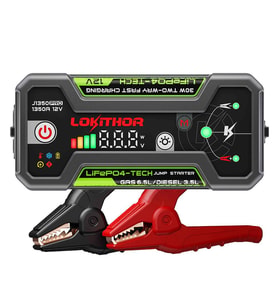 Lokithor J1350PRO 12V 1350Amp LiFePO4 Akıllı Akü Takviye + Powerbank + Led Lamba