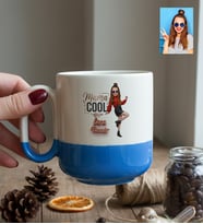 Kişiye Özel Karikatürlü Mama Cool Anneye Hediye Kupa Bardak Pro Anneler Günü Hediyesi