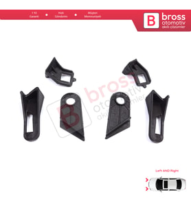 Fiat Abarth Grande Punto MK3 199 2005-2013 89101372SX 89101373DX İçin Sol Sağ Ön Far Ayak Tamir Seti