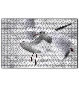 Cakapuzzle Deniz ve Martılar  Puzzle Yapboz MDF (Ahşap) (120 Parça)