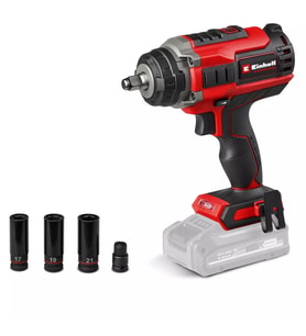 Einhell Avantaj Set-2 IMPAXXO 18/450 Kömürsüz Akülü Darbeli Somun Sıkma ve 18V 4 Ah Akü Şarj Cihazı